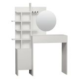 Consolle con specchio 71x35x83h cm bianco - Pago