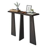Consolle design 100x28x83h cm antracite - TomoeGozen