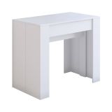 Consolle estensibile 4-10 posti effetto legno bianco - Maner