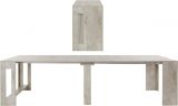 Consolle estensibile 4-12 posti rovere - Anello