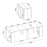 Consolle estensibile 4-12 posti rovere nodi - Alej