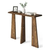 Consolle in legno 100x28x83h cm noce - TomoeGozen