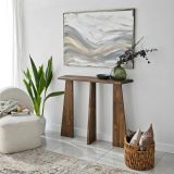 Consolle in legno 100x28x83h cm noce - TomoeGozen
