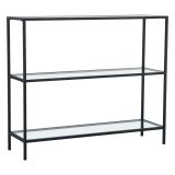 Consolle in metallo 100x30x85h cm nero - Domenica