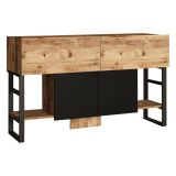Consolle industrial 138x43x83h cm quercia - Izo