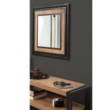 Consolle Iota, Tavolo allungabile multiuso, Consolle ingresso, Ripiano con allunghe, 140x35h80 cm, Quercia e Nero