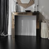 Consolle Marrone Bronzo Colore Ripiano Marrone Sfumatura Colore Struttura Bronzo 91x30x85h cm, Sfumatura Colore Ripiano Bronzo - Ploaghe