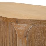 Consolle Marrone Ciliegio oro 2 Ripiani Effetto Invecchiato con 1 Cassetto 110x40x80h cm, Materiale Struttura in Metallo - Faliha