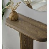 Consolle minimal 80x25x85h cm noce - Pancarana