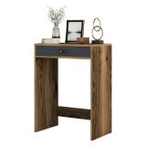 Consolle moderna 70x84x40h cm noce e antracite - Bedonia