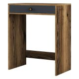 Consolle moderna 70x84x40h cm noce e antracite - Bedonia
