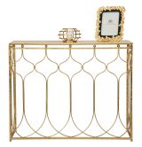 Consolle oro Colore Ripiano oro 91x41x78h cm, - Hadata