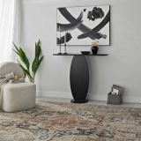 Consolle Toliman, Tavolo allungabile multiuso, Consolle ingresso, Ripiano con allunghe, 100x30h81 cm, Antracite