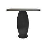 Consolle Toliman, Tavolo allungabile multiuso, Consolle ingresso, Ripiano con allunghe, 100x30h81 cm, Antracite