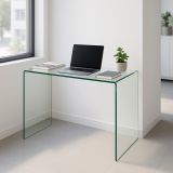 Consolle Trasparente Ripiani 100x33x75h cm, Vani - Cavedine