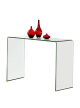Consolle Trasparente Ripiani 100x33x75h cm, Vani - Cavedine