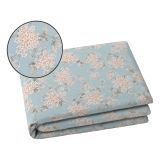 Copripiumino Matrimoniale Azzurro Federa Inclusa 300x250 cm, Percalle 210 Fili in Cotone Pettinato e Mercerizzato - Sabato Luxury