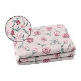Copripiumino Matrimoniale Rosa Federa Inclusa 300x250 cm, Percalle 210 Fili in Cotone Pettinato e Mercerizzato - Rozareli Luxury
