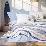 Copripiumino singolo Helena, 220x155 cm, Blu