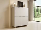 Credenza alta beige 100x41x145h cm 4 ante - Colonno