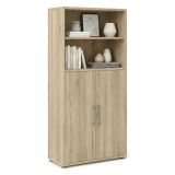 Credenza alta quercia 89x40x186h cm 2 ante - Saotome