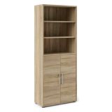Credenza alta quercia 89x40x221h cm 2 ante - Valsesia
