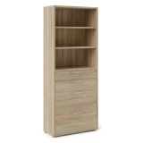 Credenza alta quercia 89x40x221h cm 4 cassetti - Aritzo