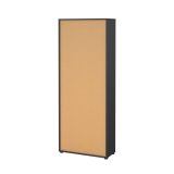 Credenza alta rovere e grigia 79x34x204h cm 4 ante - Pierre