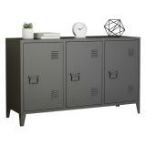 Credenza ardesia 120x40x73h cm 3 ante - Cocullo