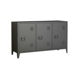 Credenza ardesia 120x40x73h cm 3 ante - Cocullo