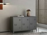 Credenza ardesia 120x40x73h cm 3 ante - Cocullo