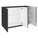 Credenza ardesia 121x38x86h cm 3 ante - Axl