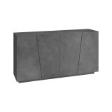 Credenza ardesia 158x43x86h cm 4 ante - Ackhab