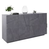 Credenza ardesia 162x44x86h cm 4 ante - Augusto