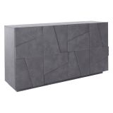 Credenza ardesia 162x44x86h cm 4 ante - Augusto