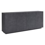 Credenza ardesia 200x43x86h cm 4 ante - Apollo