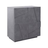 Credenza ardesia 81x44x86h cm 2 ante - Arli