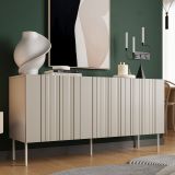 Credenza beige 150x42x75h cm 3 ante - Spirano
