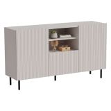 Credenza beige 150x42x82h cm 2 ante e 1 cassetto - Malo