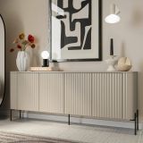 Credenza beige 190x39x80h cm 4 ante - Laion