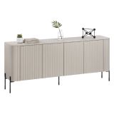Credenza beige 190x39x80h cm 4 ante - Laion