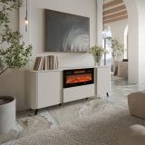 Credenza beige 190x40x68h cm 3 ante - Briano