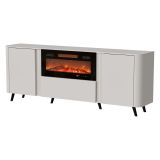 Credenza beige 190x40x68h cm 3 ante - Briano