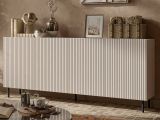Credenza beige 200x42x82h cm 4 ante - Corana