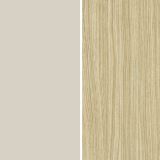 Credenza Beige 3 Ripiani Apertura Battente, a Ribalta 200x45x85.5h cm, 5 Ante - Pulfero