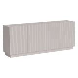 Credenza Beige 4 Ripiani 4 Ante 200x40x78h cm, 8 Vani - Masainas