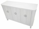 Credenza bianca 120x40x84h cm 3 ante - Lewis