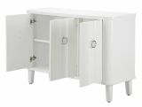 Credenza bianca 120x40x84h cm 3 ante - Lewis