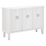 Credenza bianca 120x40x84h cm 3 ante - Lewis