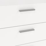 Credenza bianca 140x40x81h cm 8 cassetti - Phethai